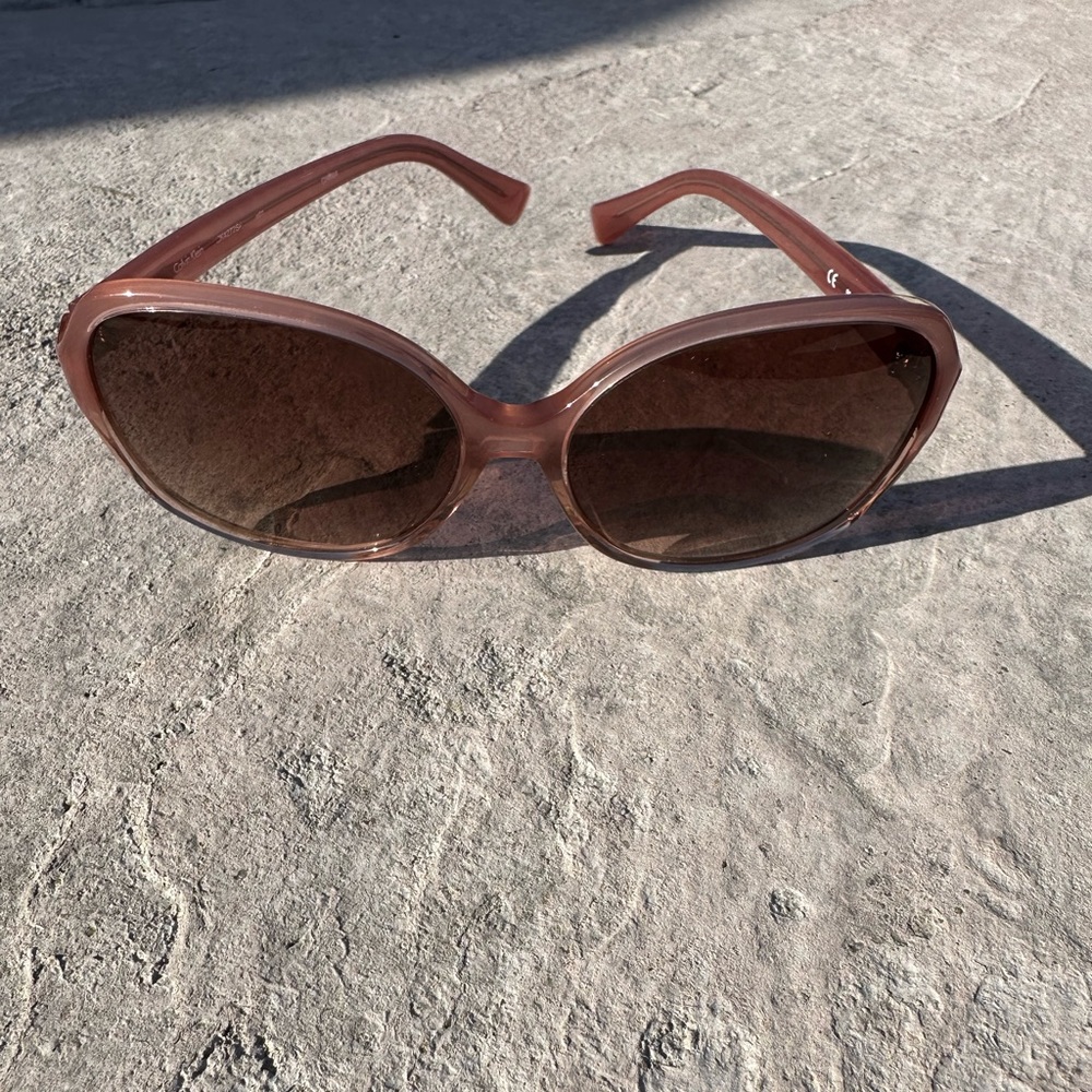 Calvin Klein baby pink sunglasses